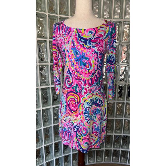 Lilly Pulitzer UPF 50+ Sophie Dress Psychedelic Sunshine - size S - OD - Picture 1 of 6